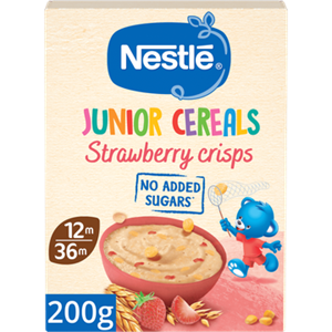 Nestle estle Junior Cereals Strawberry Crisps 12m36m 200 g bij Jumbo
