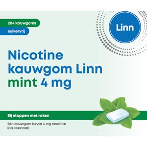 Linn Nicotine Kauwgom Mint 4mg