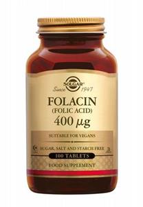 Solgar Folacin 400 mcg Tabletten
