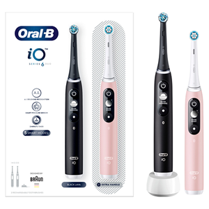 Oral-B iO Series 6 Black + Extra Body Pink