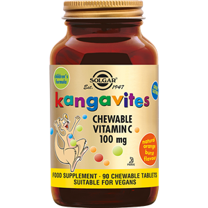 Solgar Kangavites Chewable Vitamine C 100 mg Kauwtabletten