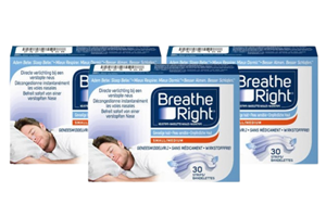 Breathe Right Neusstrips gevoelige huid small / medium 90 Stuks