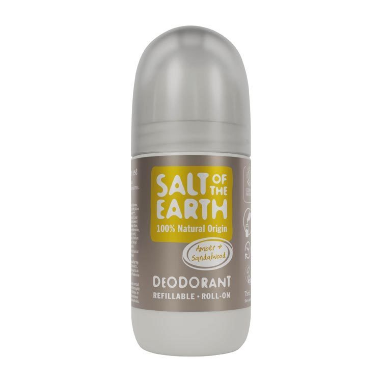 Salt Of The Earth Deo roll-on amber sandalwood 75 ML