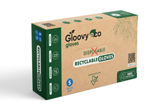 Gloovy Eco Recyclebare Handschoenen Blauw S