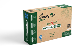 Gloovy Eco Recyclebare Handschoenen Blauw M