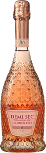 Bosio Demi Sec Sparkling Zero Rosé Alcoholvrij (3 flessen)