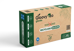 Gloovy Eco Recyclebare Handschoenen Blauw XL