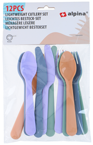  Gekleurde Bestekset - Kinderbestek - 12 stuks