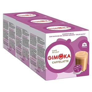 Gimoka  Caffe Latte - 3x 16 Capsules