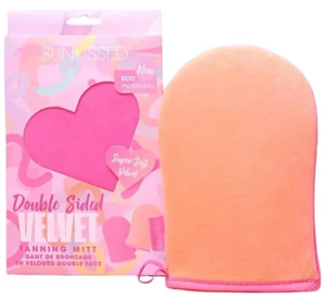 Sunkissed Double sided velvet tanning mitt 1 Stuk