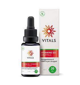 Vitals Vitamine D3 druppels 25 mcg