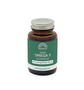 Mattisson Vegan omega 3 algenolie EPA 150mg&DHA 100mg
