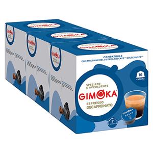 Gimoka  Espresso Decaffeinato Soave - 3x 16 Capsules