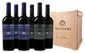 Wijnbeurs Manieri Primitivo en Negroamaro Puglia