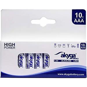 Akyga AAA LR03 AA batterij (penlite) Alkaline 1300 mAh 1.5 V 10 stuk(s)