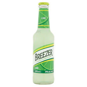 Bacardi Fles  Breezer Lime 275ml