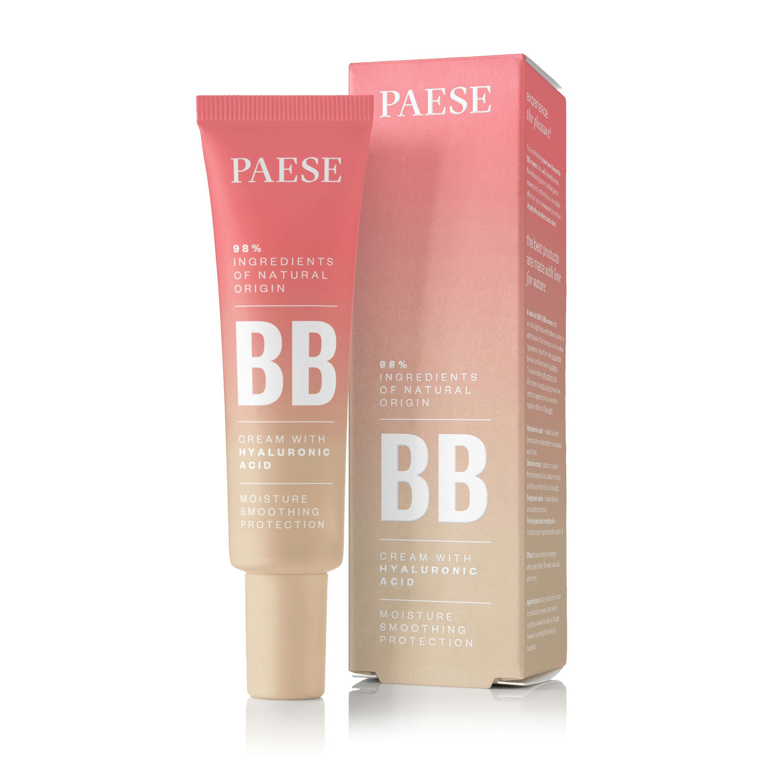 Paese BB Cream With Hyaluronic Acid 02N Beige 30 ml