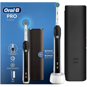 Oral-B PRO 1 Clean Black + Reisetui