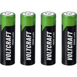 VOLTCRAFT HR06 Oplaadbare AA batterij (penlite) NiMH 1800 mAh 1.2 V 4 stuk(s)