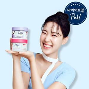 Olive Young [Diet Girl Pick] Choose 1 of 4 Dove body scrubs, Korean body care Pomegranate & Shea Butter