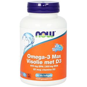 NOW Omega-3 Max Visolie met D3