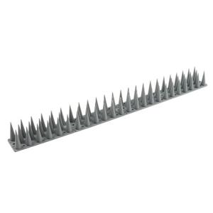 AllesTegenOngedierte.nl Puntstrip 49 cm grijs met hoge pin - set a 12 stuks | Kunststof duivenpin Voordeelverpakking