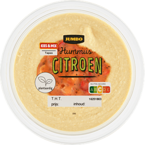 Jumbo umbo Hummus Citroen 200 g
