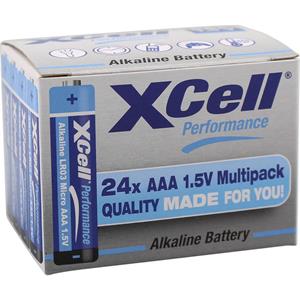 XCell AAA batterij (potlood) Alkaline 1.5 V 24 stuk(s)