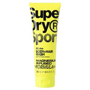 Superdry Sport RE:vive Body + hair wash 250 ml
