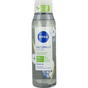 Nivea Showergel naturally good cotton flower 300 ml