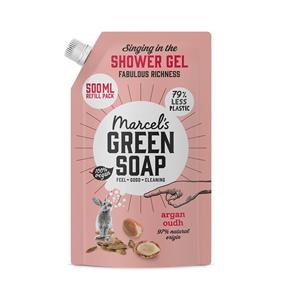 Marcel's GR Soap Showergel argan & oudh navulling