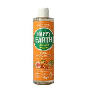 Happy Earth Pure showergel rose petitgrain