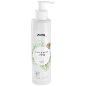 V-Touch Shampoo en douchegel Alpine Pure  2 in 1 in pompdispenser; 240 ml; crème wit; 6 stuk / verpakking