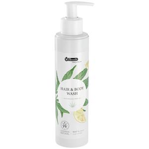 V-Touch Shampoo en douchegel Fresh Relax in pompdispenser; 240 ml; geel; 6 stuk / verpakking