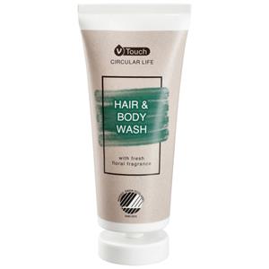 V-Touch Shampoo & douchegel Circular Life 2-in-1; 30 ml; transparant; 216 stuk / verpakking