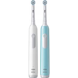 Oral-B Pro 1 Duo White & Blue Electrische Tandenborstel