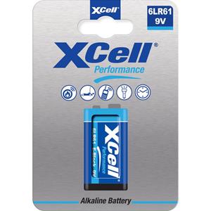 XCell 6LR61HP 9V batterij (blok) Alkaline 9 V 1 stuk(s)