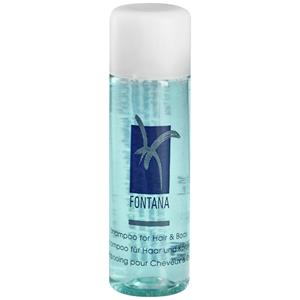 V-Touch Shampoo & douchegel Fontana 2-in-1 klein; 20 ml; wit/blauw; 300 stuk / verpakking