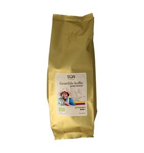 Sun Coffee Gezeilde koffiebonen dark roast bio