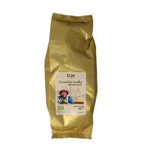 Sun Coffee Gezeilde koffiebonen medium roast bio