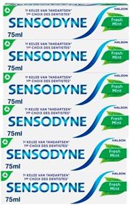 Sensodyne Tandpasta fresh mint 6 x 75 ML