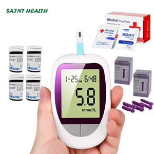 Saint Health KH-100 Bloedglucosemeter Glucometerset Bloedsuikermeter Diabetestester
