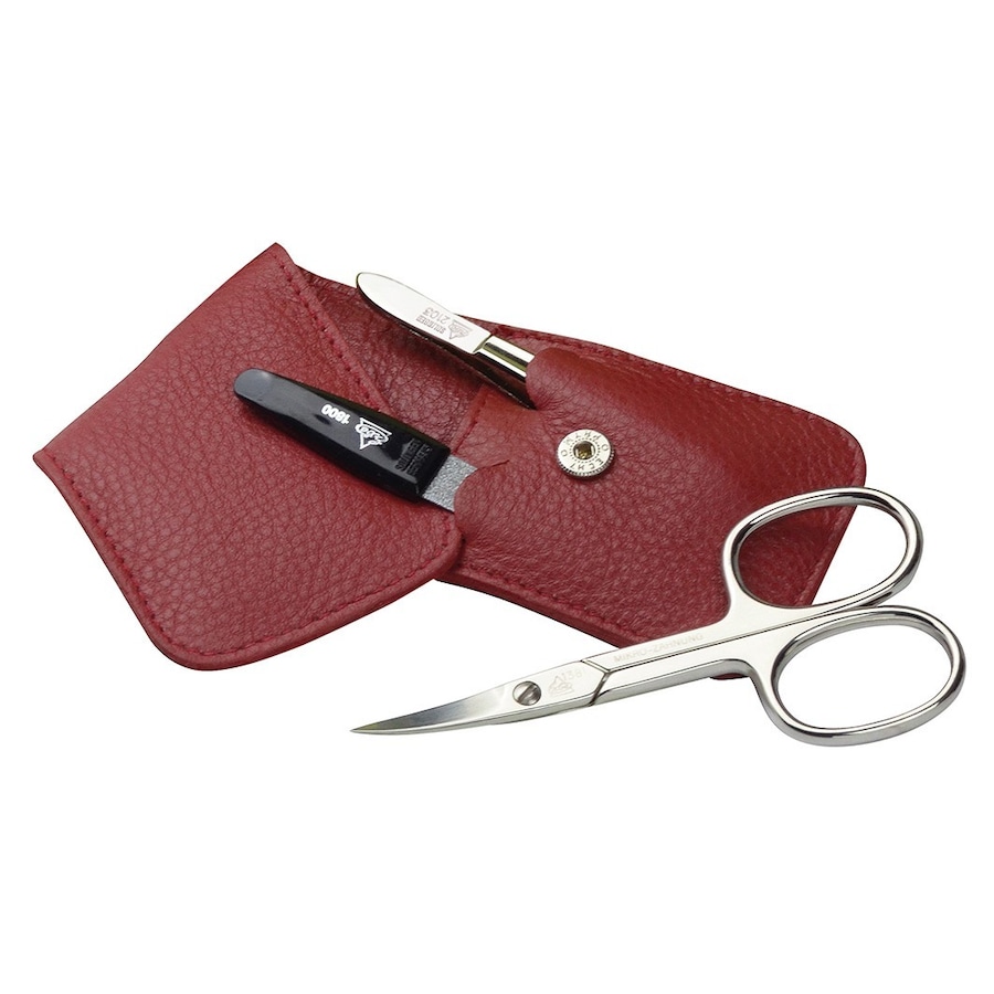 ERBE Siena Manicure Pocket Case Range Siena, red, 3 pcs.