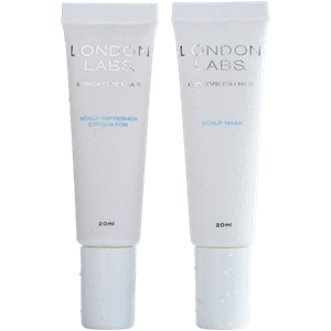 London Labs Skincare For Hair Scalp Refresher Exfoliator And Scalp Mask Duo