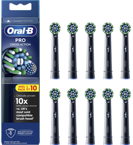Oral-B Cross Action Zwart (10 stuks)