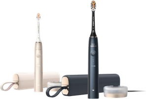 Philips Sonicare Prestige 9900 Blauw en Crème Duo Pack