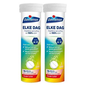 Davitamon Gratis Verzending: 2x  Elke Dag Bruis Granaatappel 15 stuks