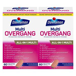 Davitamon Gratis Verzending: 2x  Compleet Vrouw Overgang Multivitamine 60 tabletten