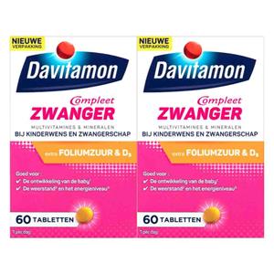 Davitamon Gratis Verzending: 2x  Compleet Zwanger 60 tabletten