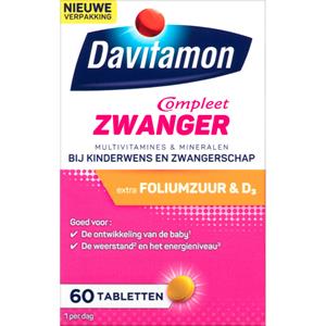 Davitamon Gratis Verzending: 4x  Compleet Zwanger 60 tabletten